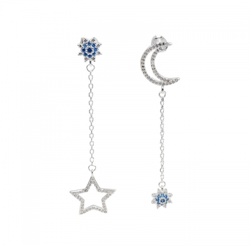 Aretes Luna y Estrella